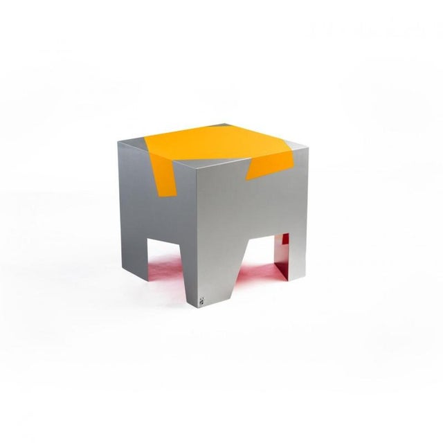 Sissi Stackable Totem Seats in Powder-Coated Aluminum by Altreforme, Set of 5 For Sale - Image 9 of 13