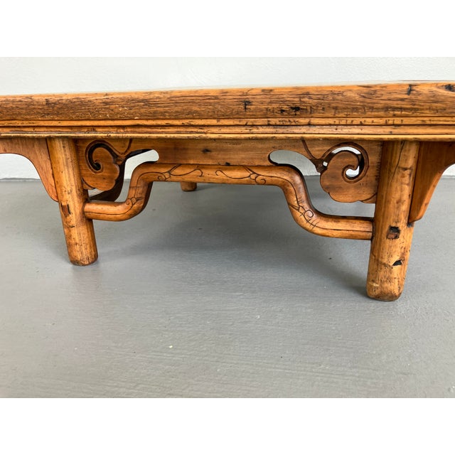 Early 20th Century Rustic Asian Kang Scholar's Table For Sale - Image 4 of 8