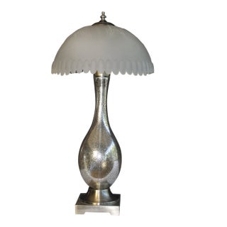Mid 20th Century Cenedese Glass Style Lamp. For Sale