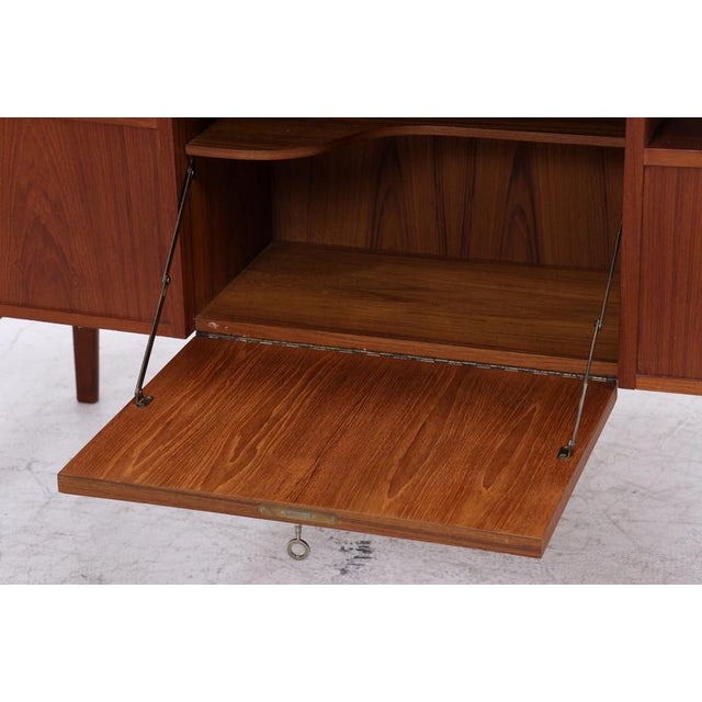 Vintage Teak Desk by Gunner Nielsen for Tibergaard, 1960s For Sale - Image 14 of 18