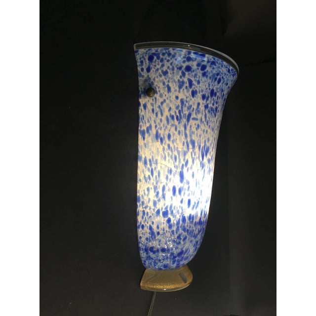 Blue Murano Glass Wall Light by Stefano Toso, 1950s For Sale - Image 6 of 7