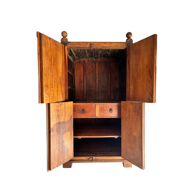 Wooden Wardrobe, 18th Century For Sale - Image 11 of 16