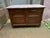 Antique French Art Deco Style Marble Top Oak Wood Cabinet Sideboard With Geometric Front. Solid wood frame, dovetail joint...