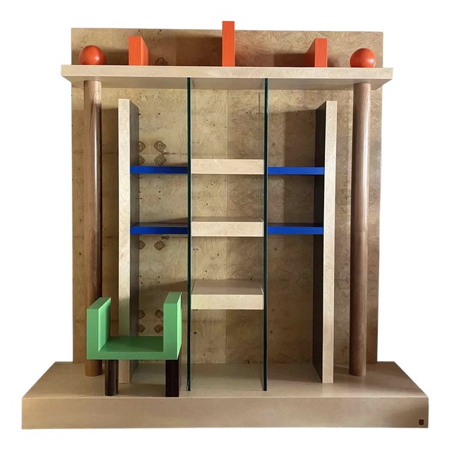 Naomi Bookcase by Ettore Sottsass for Meccani Arredamenti For Sale