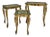 Italian Florentine Neoclassical Nesting Tables in Giltwood, 1960s, Set of 3 For Sale