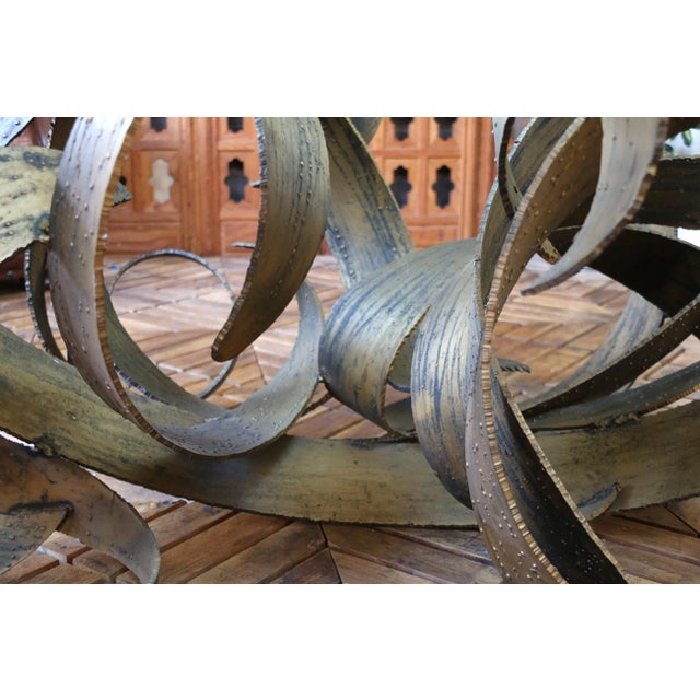 Vintage Large Brutalist Sculptural Round Dining/Center Table, Circa 1970s For Sale - Image 15 of 18