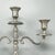 1950s Handmade 3-Candle Candelabra in Stainless Steel For Sale - Image 5 of 9