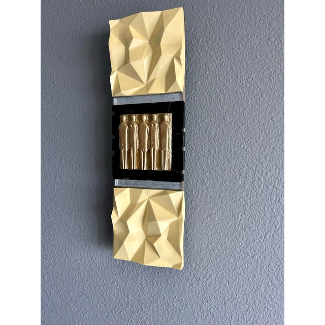 Mid-Century Modern Rare Patrick Meyer Modernist Figural Wall Sculpture For Sale - Image 3 of 6