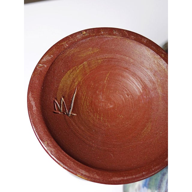 Vintage Glazed Ceramic Mazagrans, 1960s, Set of 5 For Sale - Image 14 of 17