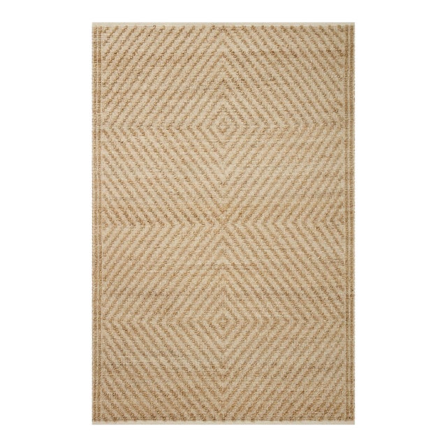 Angela Rose x Loloi Colton Natural / Ivory 9'-0" x 12'-0" Area Rug For Sale