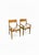 Mid-Century Modern Mid Century Modern Teak Arm Chairs, Upholstered Seat, Tapered Legs, Minimalist Design For Sale - Image 3 of 9