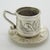 Vintage Italian Handmade Genuine Silver Coffee Cup and Saucer Dollhouse Miniature, 1970s, Set of 2 For Sale - Image 11 of 11