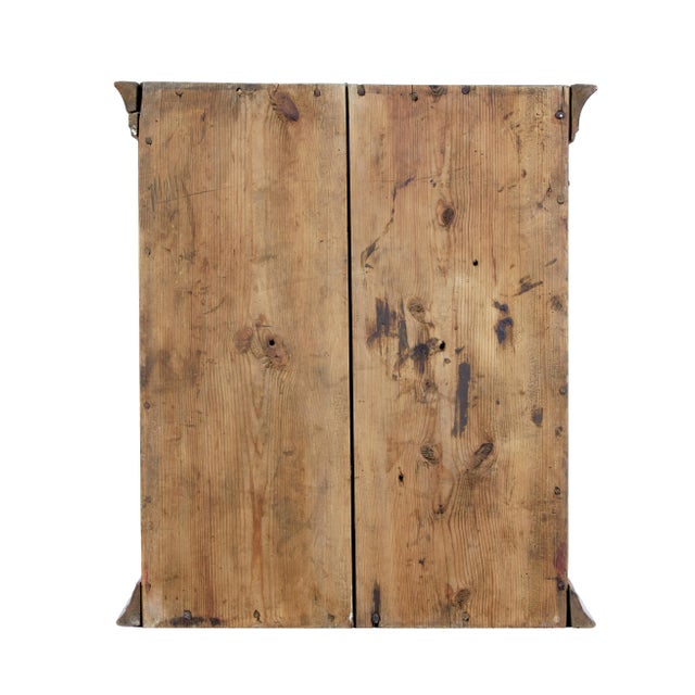 Early 19th Century Early 19th Century Swedish Painted Pine Wall Cupboard, 1820s For Sale - Image 5 of 7