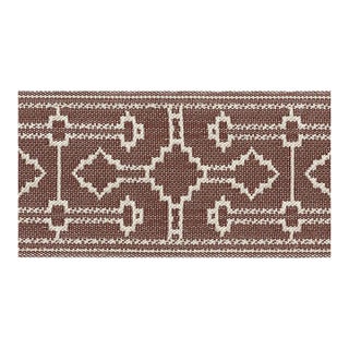 Sample - Schumacher Filbert Tape in Brown For Sale