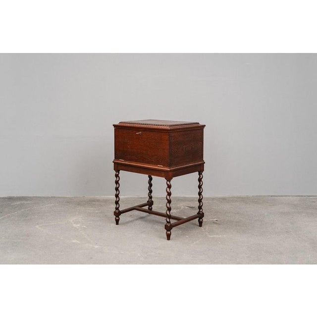 Art Nouveau Wooden Cutlery Chest For Sale - Image 5 of 18
