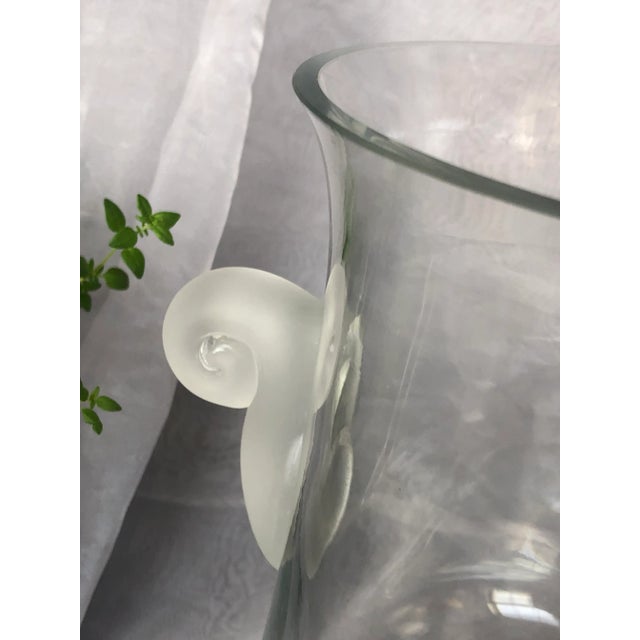 Glass Hand Blown Glass Crystal Ice Bucket For Sale - Image 7 of 13