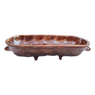 Antique Ceramic Mold for Bread, 1890s For Sale