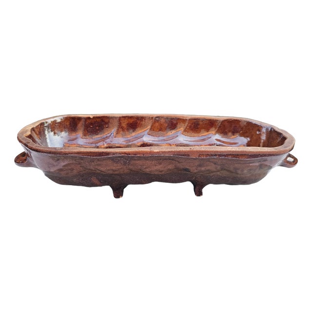 Antique Ceramic Mold for Bread, 1890s For Sale