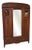 Antique Art Nouveau Wardrobe, 1890s For Sale