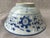 Vintage hand painted floral blue and white Chinese bowl. Very good condition, no chips, cracks. Unsigned. Bowl measures 9"...