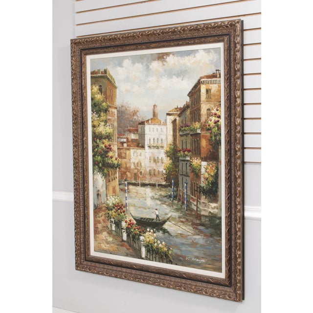 Age: Approx: 30 Years Old Details: Artist Signed Quality Construction Large Impressive Painting Ornate Custom Frame...
