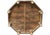 Antique Octagonal Low Hardwood Eastern Table with Decorative Brass Trims, 1890s For Sale - Image 6 of 12