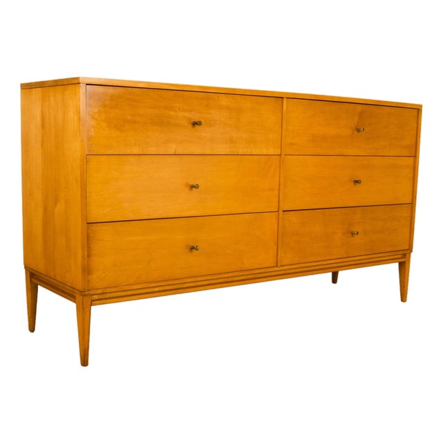 Paul McCobb for Planner Group Mid Century 6 Drawer Lowboy Dresser For Sale