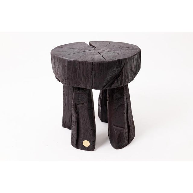 Sculptural Side Table by Logniture For Sale - Image 10 of 16