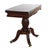 Chocolate Antique Duncan Phyfe Carved Mahogany Card Table Circa 1830’s For Sale - Image 8 of 11