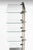 Glass Shelf in Glass and Steel by A. Ravenel, 1940s For Sale - Image 7 of 10