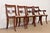 Kindel Furniture Kindel Furniture Style Regency Carved Mahogany Dining Chairs, Set of Four For Sale - Image 4 of 13