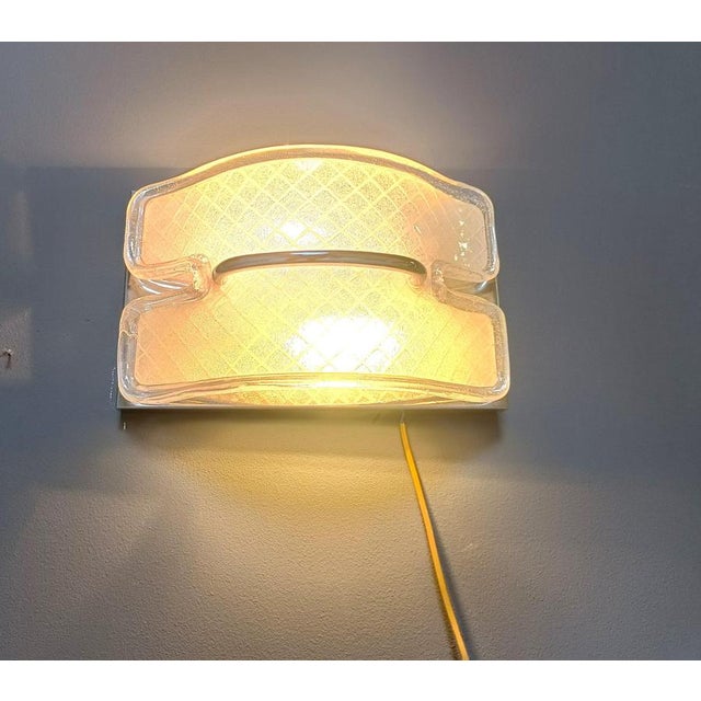 1970s Vintage Murano Glass Wall Sconce, 1970s For Sale - Image 5 of 8