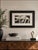 Black Mid-Century (1956) Black & White Abstract Painting by Carmen Louis Cicero, Framed, Signed, 19” X 26” For Sale - Image 8 of 8