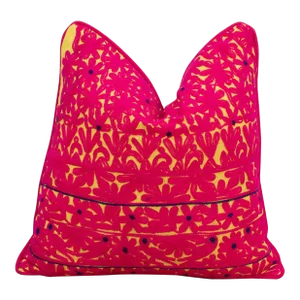 Faria Embroidered Floral Pillow