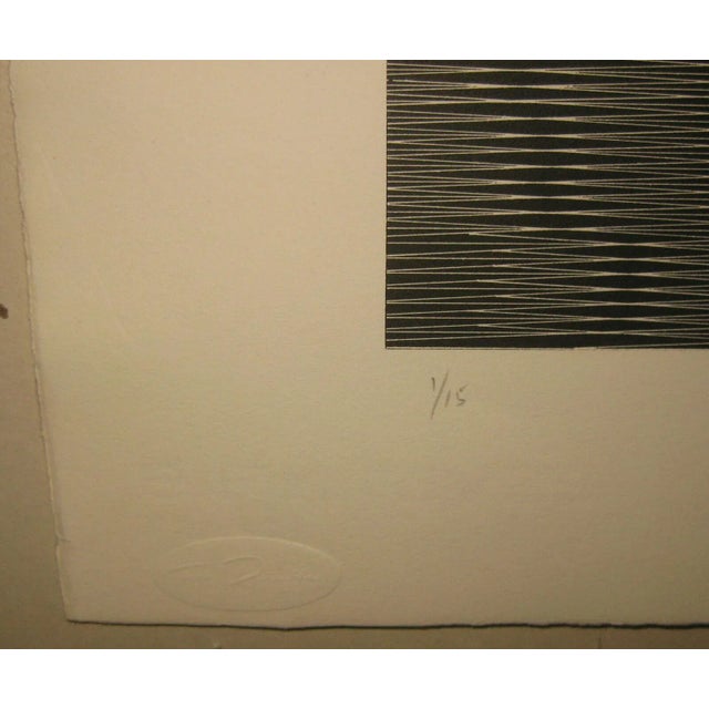 Rare 1971 Harold Tovish 'Motion Sequence' Abstract Lithograph - Moma Collection For Sale - Image 9 of 13