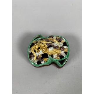 CHINA, 18TH CENTURY, KANGXI PERIOD (1661-1722) China Sancai glazed biscuit For Sale