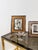 Large Italian Rectangular Picture Frame in Chrome, Acrylic Glass and Cork, 1970s For Sale - Image 3 of 18