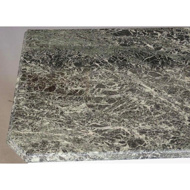 Late 19th Century William Kent Style English Hall or Console Table. White With Marble Top For Sale In New York - Image 6 of 6