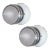 Joe Colombo 'Fresnel' Outdoor Wall Lamps for Oluce in White - a Pair For Sale