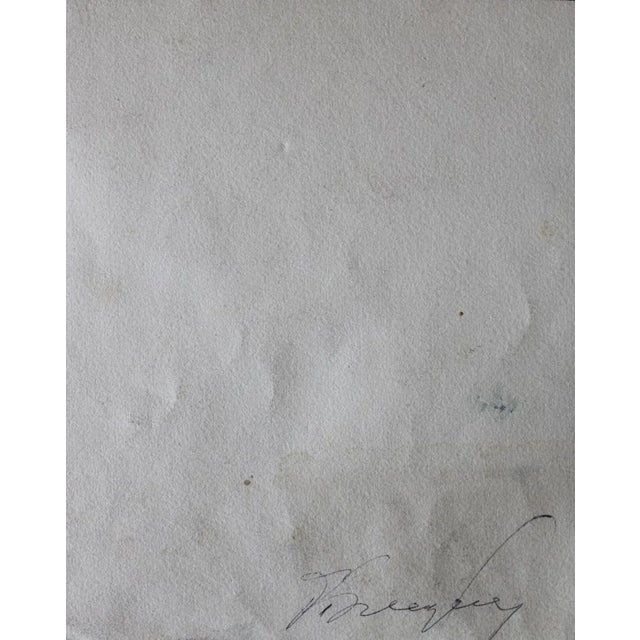 Untitled watercolor on paper, 16x13 cm the artist has employed watercolor as the medium, which involves diluting pigments...