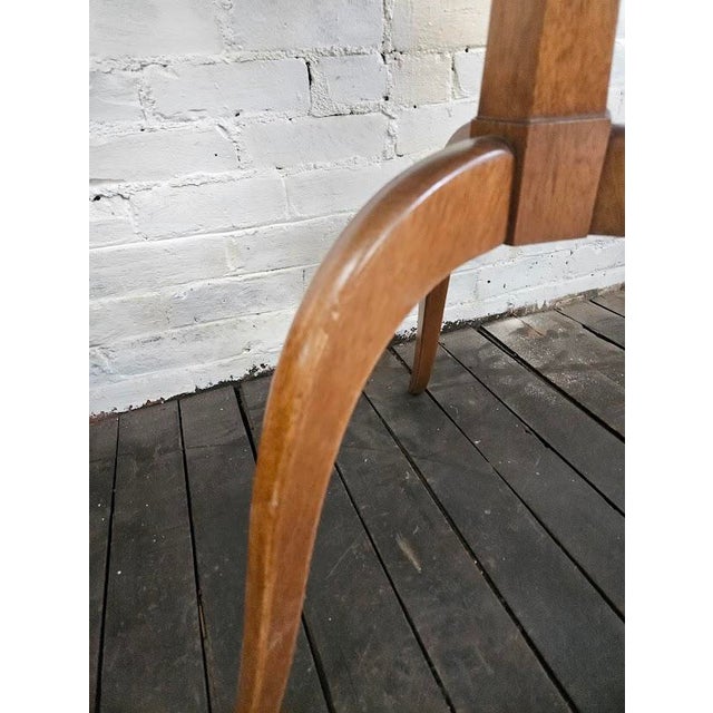 Wood Mid Century Edward Wormley for Dunbar Side Table With Tripod Legs For Sale - Image 7 of 12