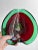 Glass Murano Green and Red Glass Bowl, circa 1950 For Sale - Image 7 of 12