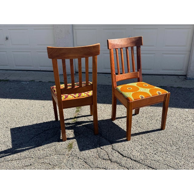 Vintage Thomas Shackleton Lydia Dining Set, Large Table, Three Leaves, Six Chairs and a Bench For Sale - Image 4 of 12