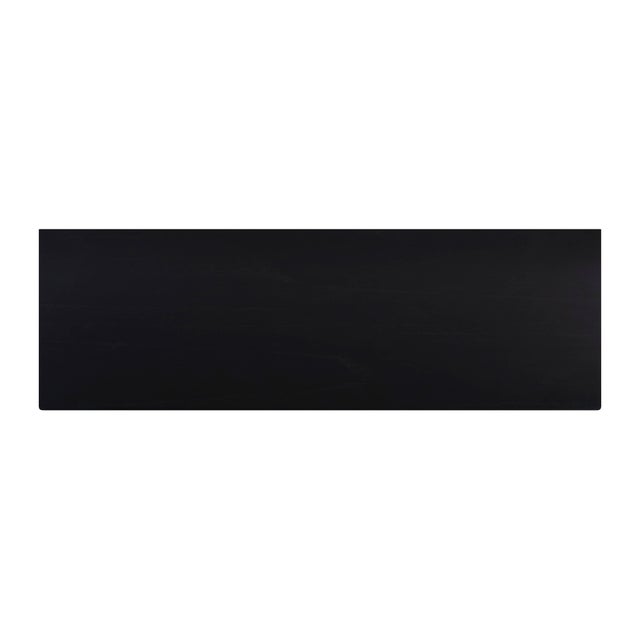 Black Halmstad 62 in. W Rectangular Wood Panel 6 Drawer Dresser with Soft Close Drawers, Black For Sale - Image 8 of 9
