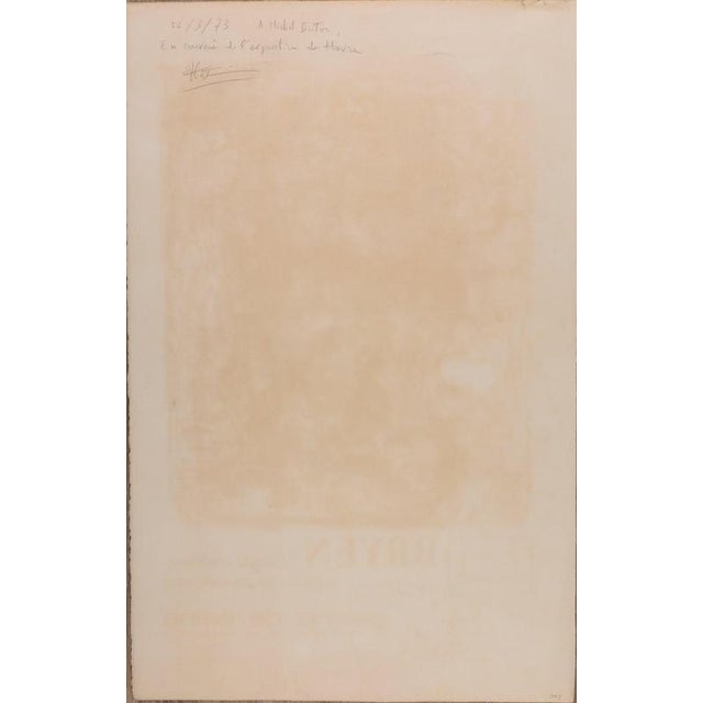 2000 - 2009 Camille Bryen, Blue Composition, Lithograph For Sale - Image 5 of 6