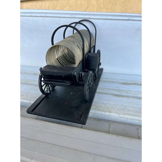 Farmhouse Mid Century Desk Accessory Chuck Wagon For Sale - Image 3 of 8