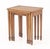 Federal Style Walnut Nesting Tables, 3 For Sale - Image 4 of 10