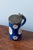 Stone Antique Blue Floral Pewter-Mounted Beer Stein from Brussels Faience, 1800s For Sale - Image 7 of 12