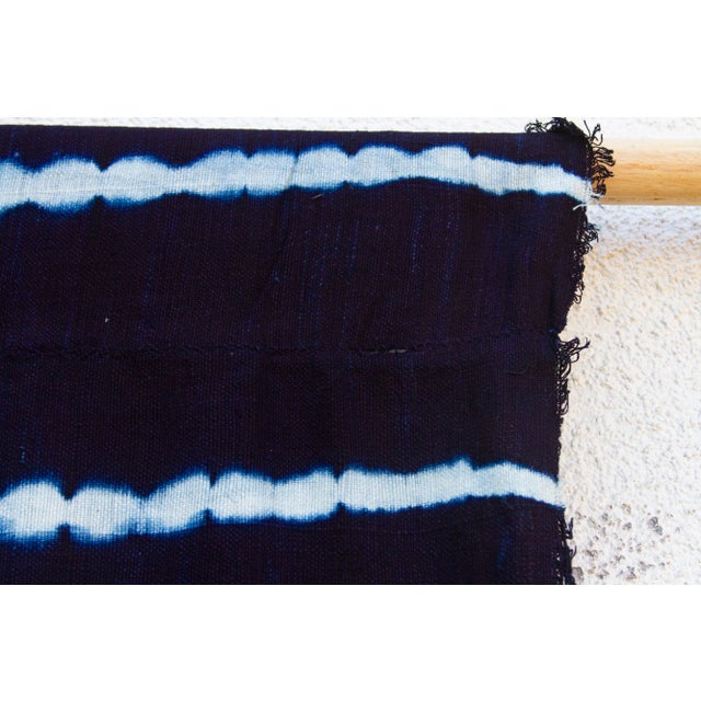 1950s Tuareg Dark Blue Mud Cloth For Sale - Image 5 of 8