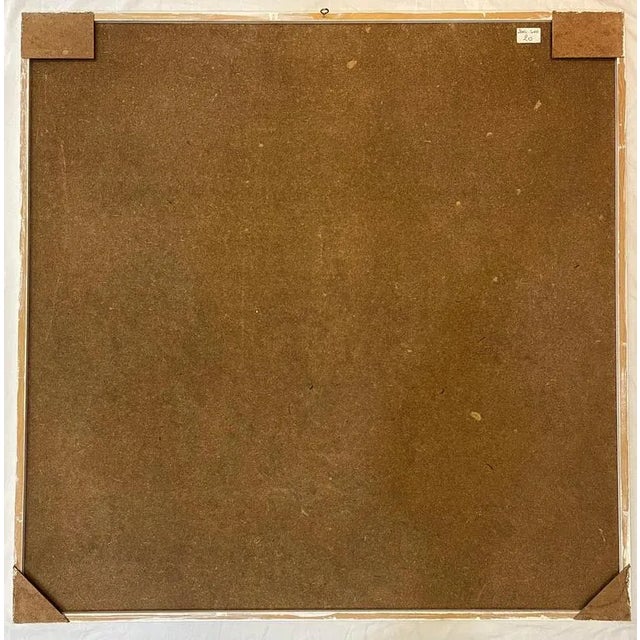 Jean Krille, Landscape 106, Oil on Masonite, 1989 For Sale - Image 9 of 10